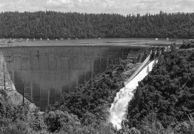 Aerial photo of The New Bullards Bar Reservoir